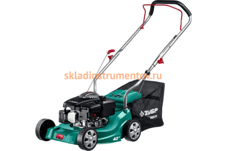 Бензиновая газонокосилка ЗУБР 400 мм, 2.5 л.с. ГБ-400