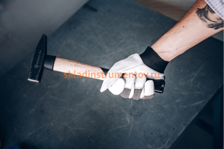 Кожаные перчатки Jeta Safety Winter Mechanic, цвет черный/белый JLE305-8/M