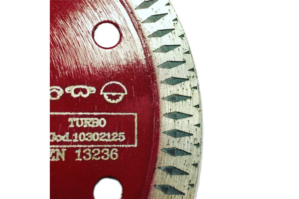 Диск алмазный HARD MATERIALS по керамограниту (125х22.23 мм) Solga Diamant 10302125