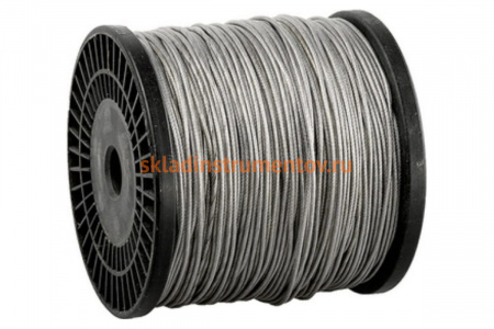 Трос стальной DIN 3055 (4 мм; 200 м) Зубр 4-304120-03-04