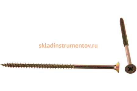 Универсальные саморезы СУ-Ж ЗУБР, 120 х 6.0 мм, 4 шт, желтый цинк, 300396-60-120