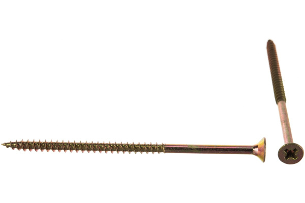 Универсальные саморезы СУ-Ж ЗУБР, 120 х 6.0 мм, 4 шт, желтый цинк, 300396-60-120