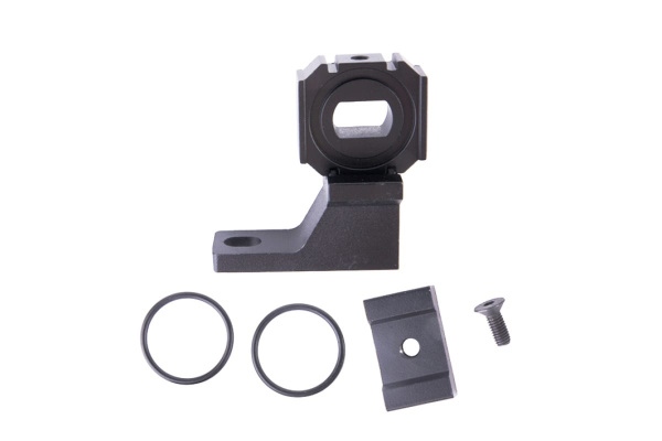 Скоба-держатель (L-образная) блока подготовки воздуха с резиновыми уплотнителями WIEDERKRAFT WDK-7030L