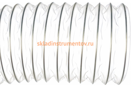 Прозрачный полиуретановый шланг длиной 10м, d.100мм, стенка 0,5мм JET PU500.100.10