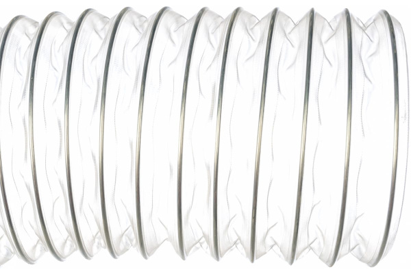 Прозрачный полиуретановый шланг длиной 10м, d.100мм, стенка 0,5мм JET PU500.100.10