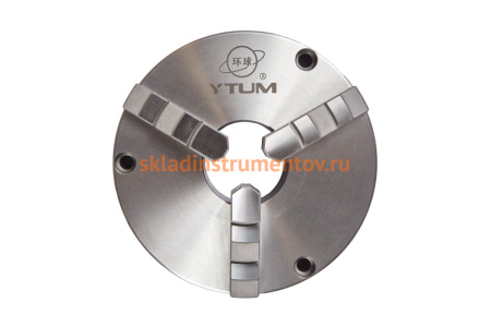 Патрон токарный K21-250 250 мм, прямые и обратные кулачки YTUM ch25021