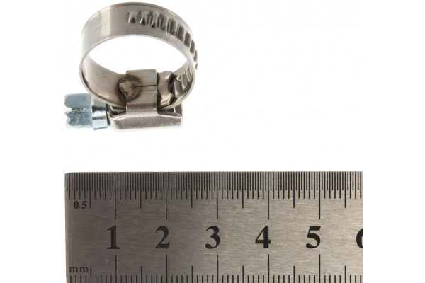 Хомуты Зубр ЭКСПЕРТ нерж. сталь накатная лента 9мм 10-16мм 5шт 3787-10-16