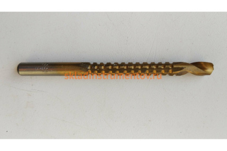 Сверло-фреза универсальное HSS-TIN (6х88 мм) MATRIX 72826