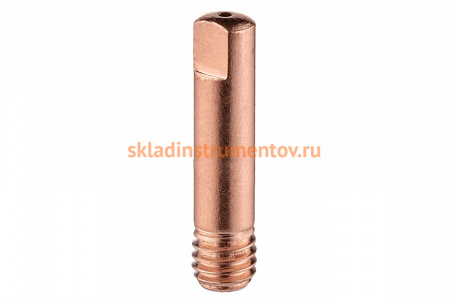 Наконечник сварочный прямой (10 шт; E-CU; М6; 1.0 мм) Сварог MS ICU0003-10R 98913