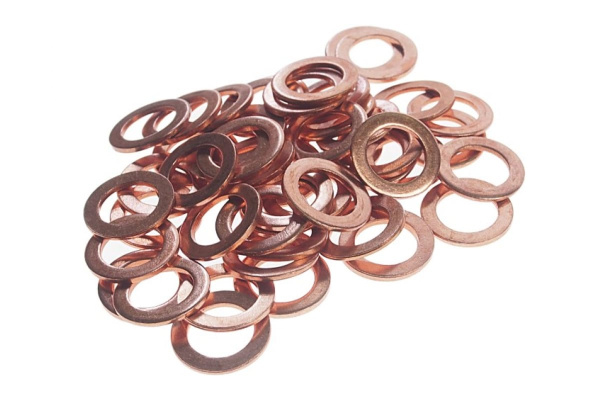 Набор медных шайб JTC размер: толщина 1.2, внутр. д. 10.4, наружн. д. 15.8 50 шт. 2011