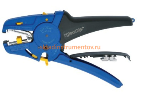 Стриппер для снятия ПВХ-изоляции проводов с сечением жилы от 0,03 до 16 мм2, встроенный Klauke klkK433