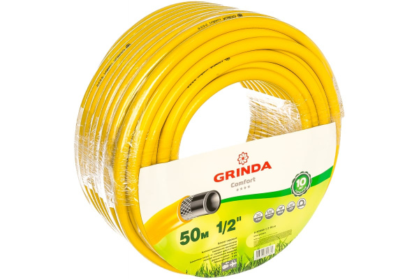 Поливочный армированный 3-х слойный шланг GRINDA COMFORT 30 атм, 1/2"х50м 8-429003-1/2-50_z02