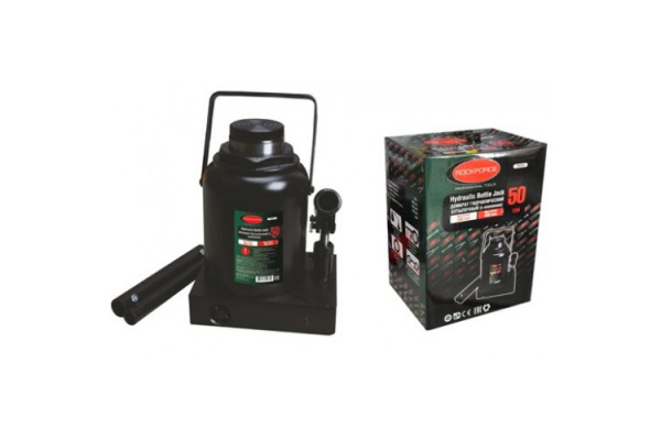 Домкрат ROCKFORCE гидравлический бутылочный с клапаном RF-T95004