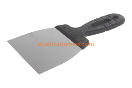 Шпатель нержавеющая cталь, пластиковая рукоятка 100мм Вихрь 73/3/2/18