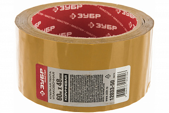 Лента клеящая упрочненная (48 мм; 60 м) Зубр 12033-50