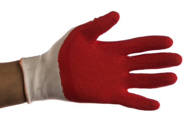 Садовые перчатки Зубр МАСТЕР тонкие, с рельефным латексным покрытием, размер 7/S 11274-S