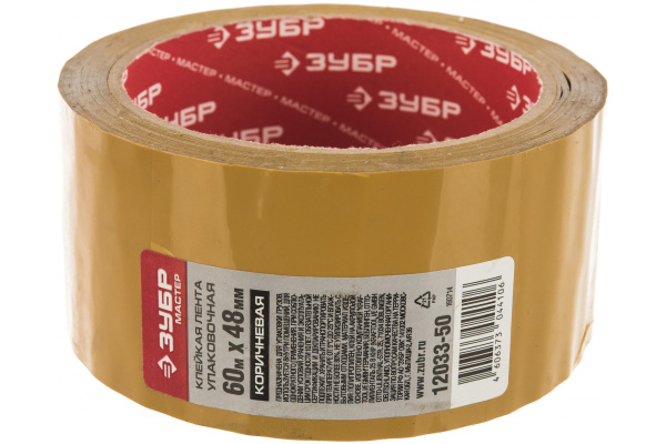 Лента клеящая упрочненная (48 мм; 60 м) Зубр 12033-50
