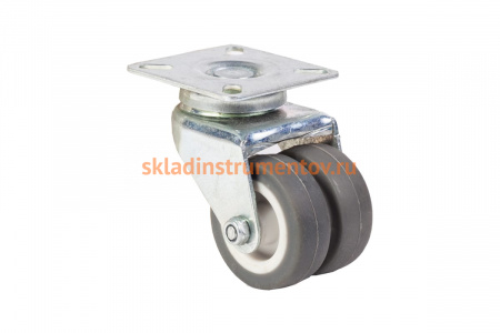 Сдвоенное мебельное колесо А5 SCnd 25 50 мм 1000131