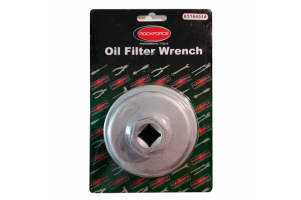 Съемник масляного фильтра крышка 64.5 мм х14 гр, в блистере ROCKFORCE RF-63164514