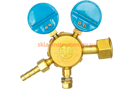 Редуктор кислородный для газового баллона БКО-50-4 исп. 555 БАМЗ 1300010 Редуктор кислородный для газового баллона БКО-50-4 исп. 555 БАМЗ 1300010