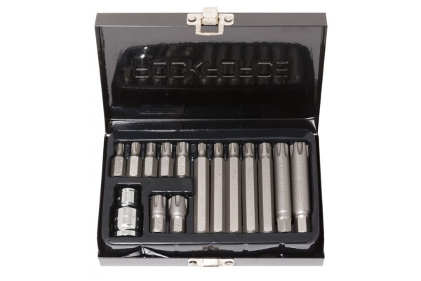 Набор бит RIBE c битодержателем 1/2" 15 предметов Rockforce RF-4159