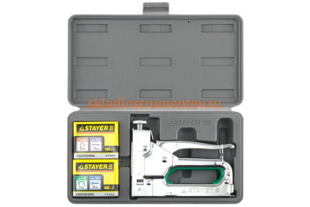 Регулируемый пистолет STAYER MASTER для скоб и гвоздей в комплекте 31511-H4_z01