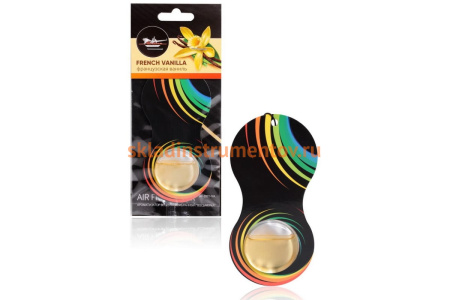 Подвесной гелевый ароматизатор Airline Восьмерка ваниль AF-D01-VA