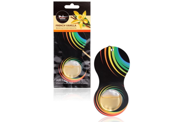 Подвесной гелевый ароматизатор Airline Восьмерка ваниль AF-D01-VA