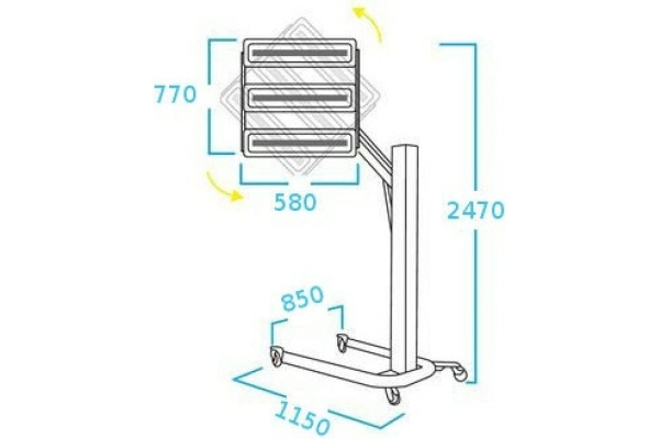 Инфракрасная коротковолновая сушка 220 В NORDBERG IF13