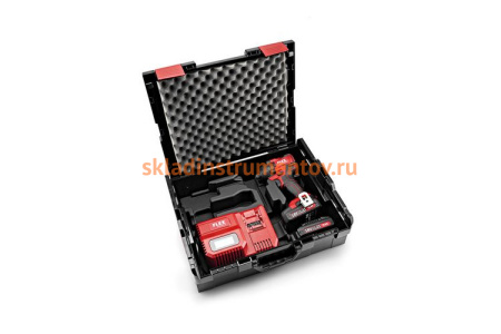 Двухскоростной аккумуляторный шуруповерт FLEX ID 1/4/ 18.0-EC/2.5 Set 417912