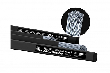 Прутки сварочные алюминиевые (2.4 мм; 1000 мм; туба 10 кг; СВ-АМг5) AlMg5 БАРС