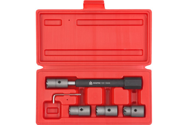 Набор фрез для правки сёдел дизельных форсунок, кейс, 6шт МАСТАК 103-15006C