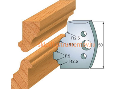 Комплект из 2-х ножей 50x4 SP CMT 690.558