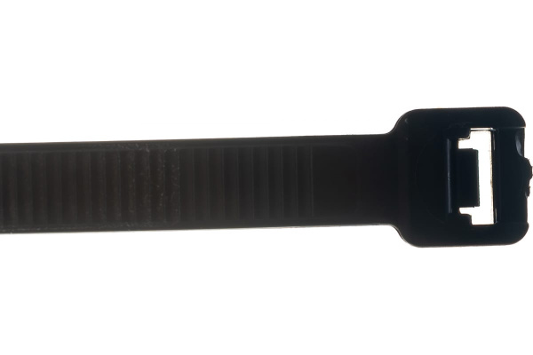 Пластиковые хомуты СИБРТЕХ, 300 х 8 мм, черные, 100 шт 45573