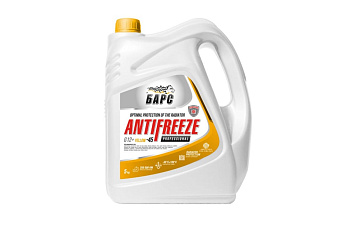 Антифриз БАРС PROFESSIONAL желтый, G12+, 5 кг TNNBARS00035