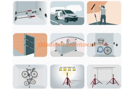 Телескопическая распорка Piher Multi Prop, 60-100см 30010