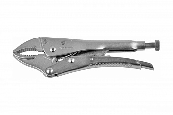 Универсальный ручной зажим Зубр Эксперт для круглых профилированных и плоских деталей губки из кованой Cr-V стали 250 мм 22510-25