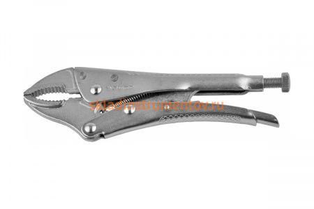 Универсальный ручной зажим Зубр Эксперт для круглых профилированных и плоских деталей губки из кованой Cr-V стали 250 мм 22510-25