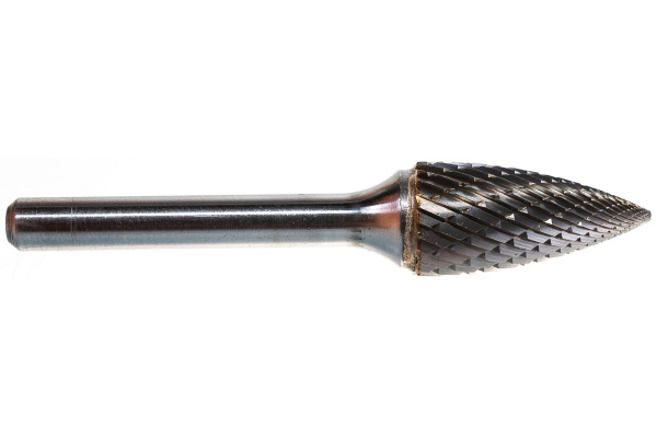 Бор-фреза форма G парабола с заостренной головой (12.7x25 мм; хвостовик 6 мм) D.BOR 9F-16127K02D