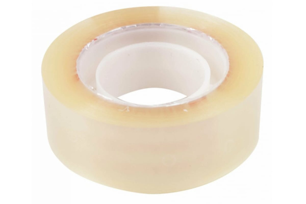 Клейкие ленты BRAUBERG 19 мм х 33 м, канцелярские, комплект 12 шт., прозрачные 223125