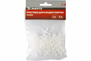 Крестики (100 шт; 3 мм) для кладки плитки MATRIX 88090