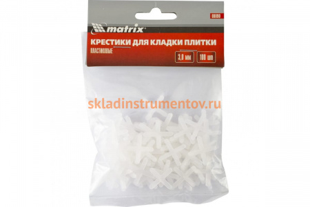 Крестики (100 шт; 3 мм) для кладки плитки MATRIX 88090