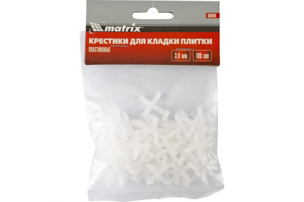 Крестики (100 шт; 3 мм) для кладки плитки MATRIX 88090