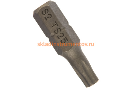 Вставка 5-гранная TORX с отверстием (TS25Hх25 мм; 1/4") JTC 1192525