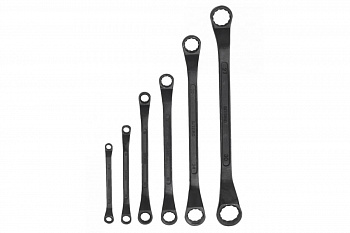 Набор накидных двусторонних ключей SITOMO 6 штук 8-30 брезентовая сумка 130986