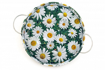 Круглый садовый поднос Центроинструмент РОМАШКИ 1201-1