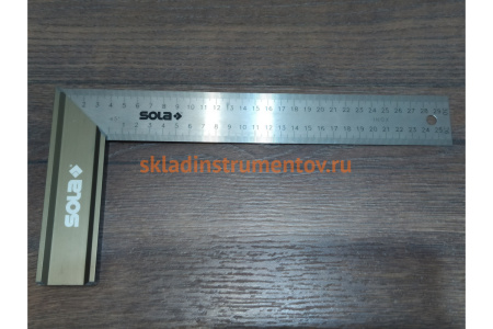 Столярный угольник (алюминий, 300х145 мм) SOLA SRB 300 56012201