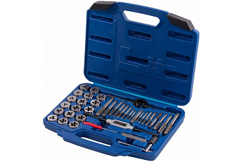 Набор метчиков и плашек 40шт КОБАЛЬТ 010301-40