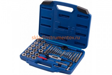 Набор метчиков и плашек 40шт КОБАЛЬТ 010301-40