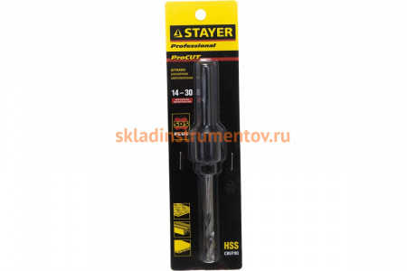 Державка "PROFESSIONAL" с хвостовиком SDS+, для коронок 13-30, резьба 1/2" STAYER 29551